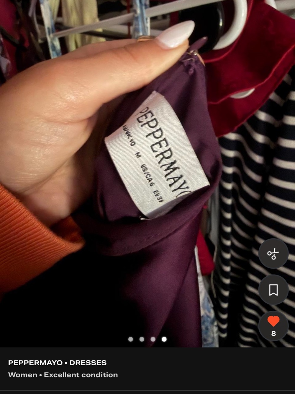 Peppermayo Ravello Maxi in Mulberry - Picture 5 of 5